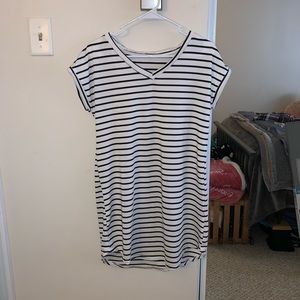 Black & White Striped Dress